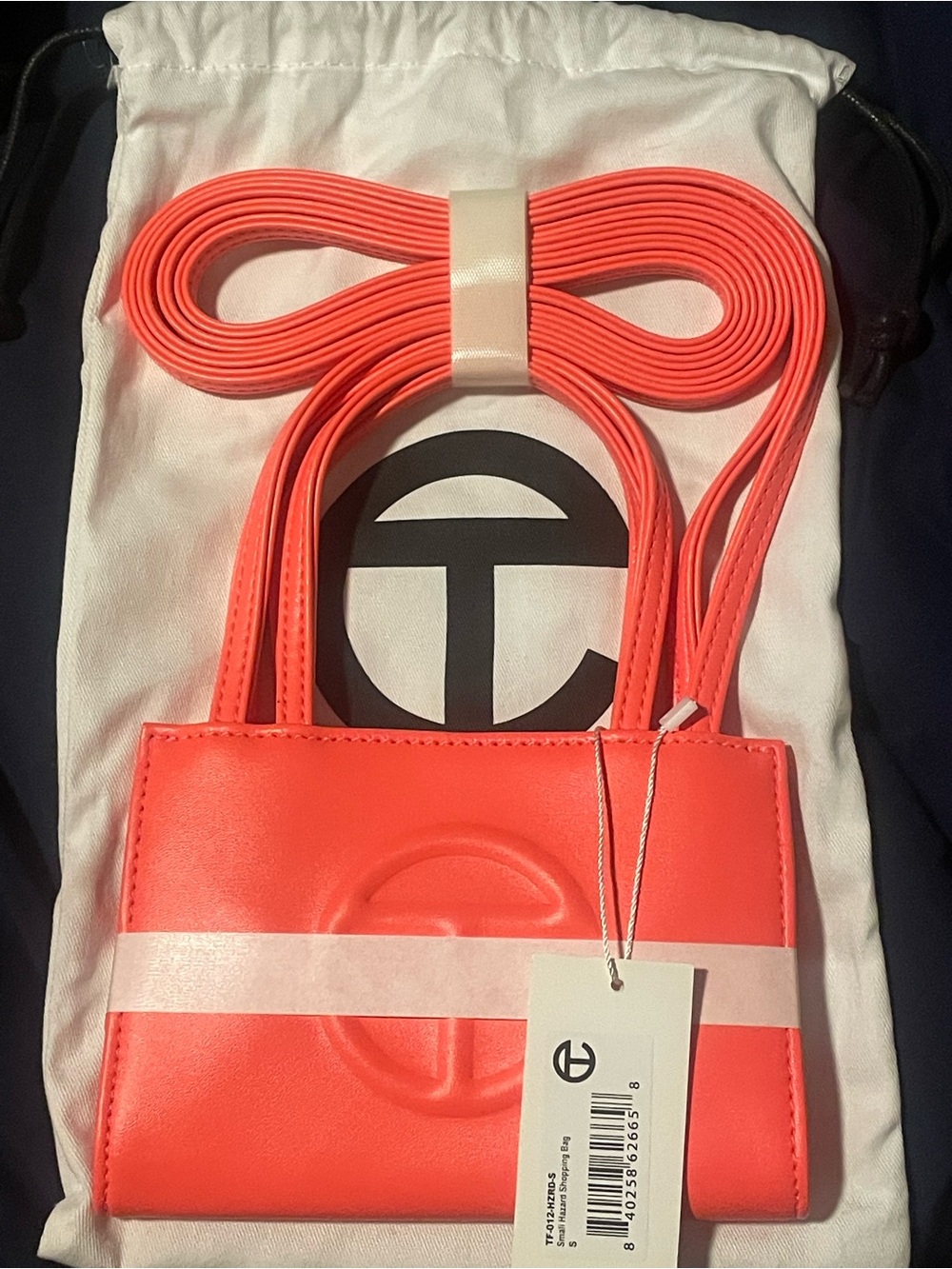 Telfar small Shopping Bag Crossbody — hazard